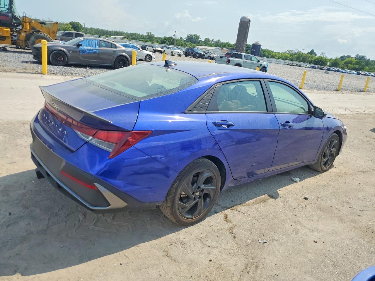 2026 Hyundai Elantra Sel Sport Синий vin: KMHLM4DG4TU126788