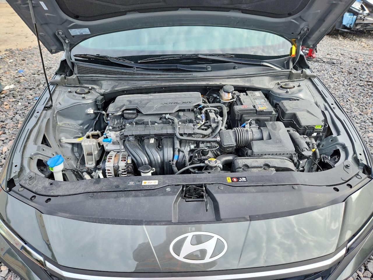 2025 Hyundai Elantra Sel Sport Gray vin: KMHLM4DG5SU079477