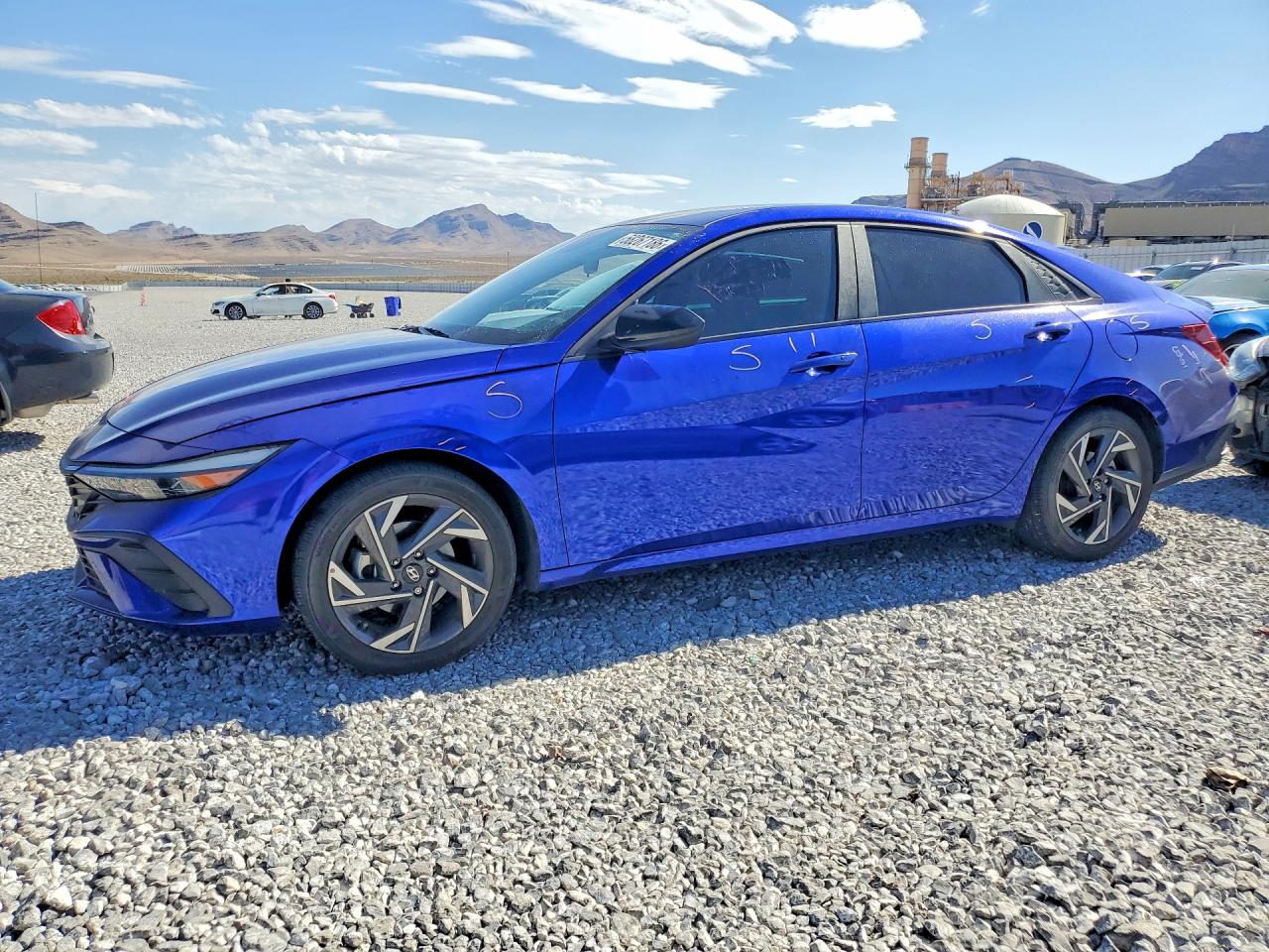 2025 Hyundai Elantra Sel Sport Blue vin: KMHLM4DG5SU868616