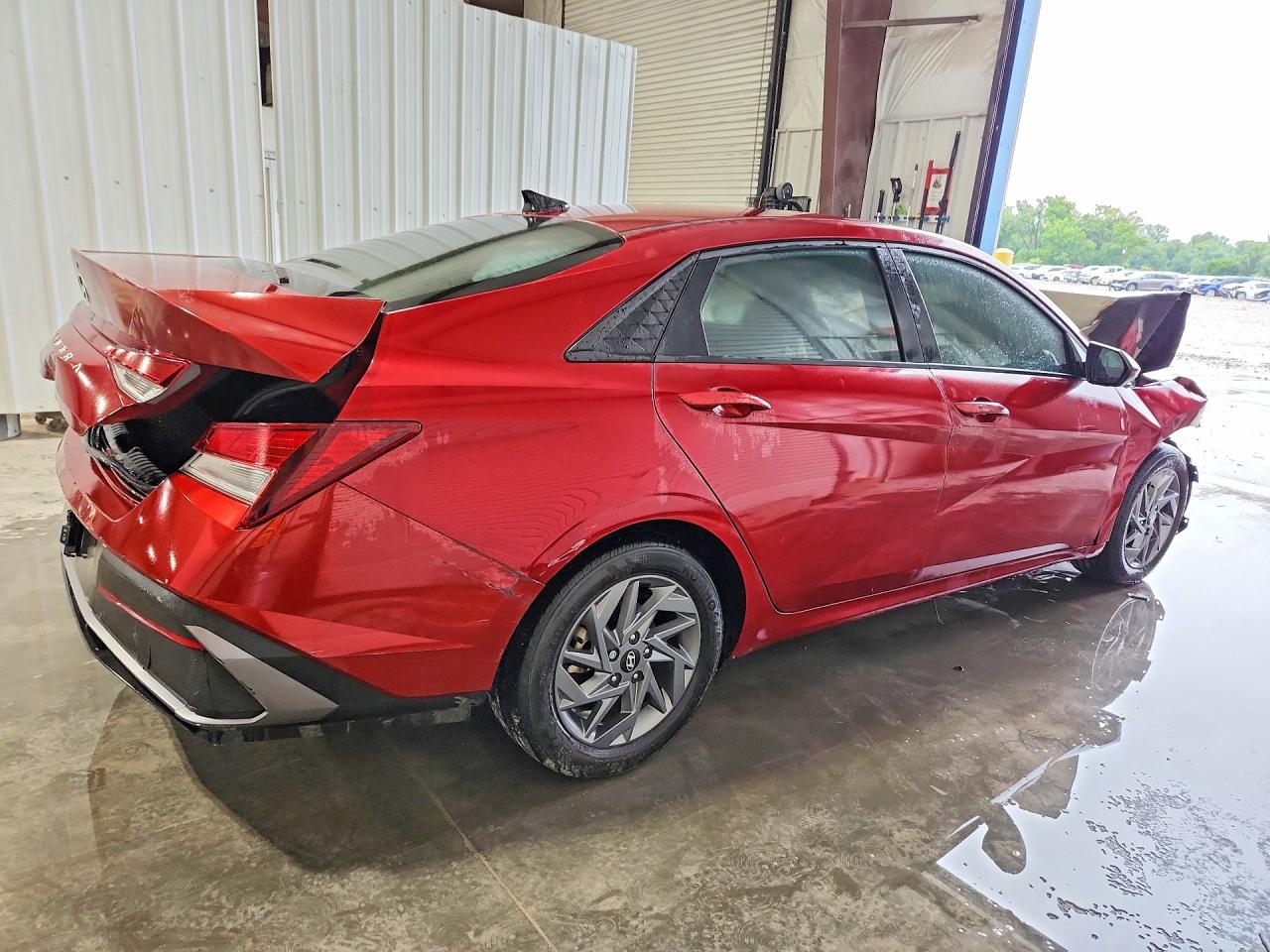 2024 Hyundai Elantra Sel Красный vin: KMHLM4DG6RU760869