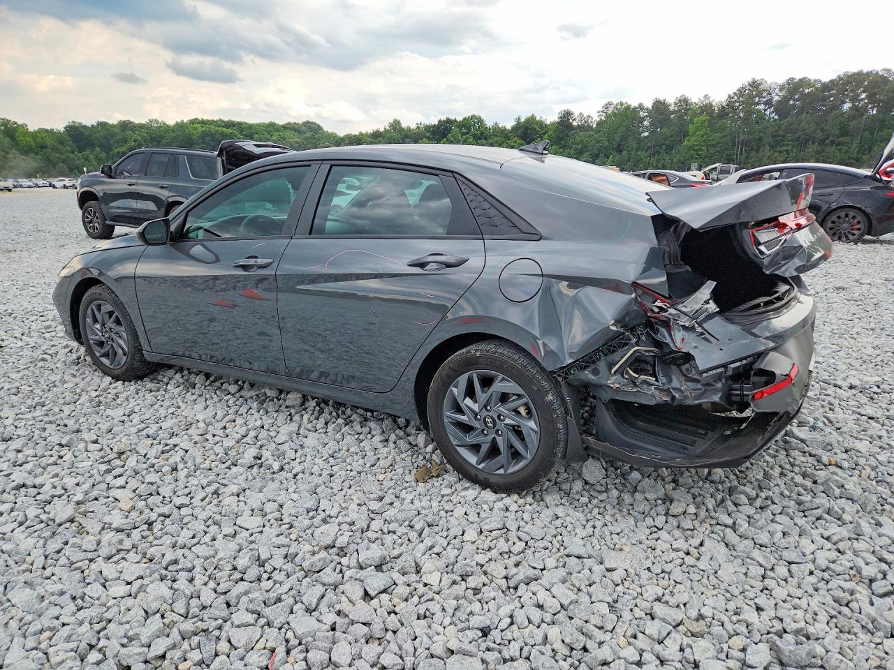2024 Hyundai Elantra Sel Gray vin: KMHLM4DG6RU838020