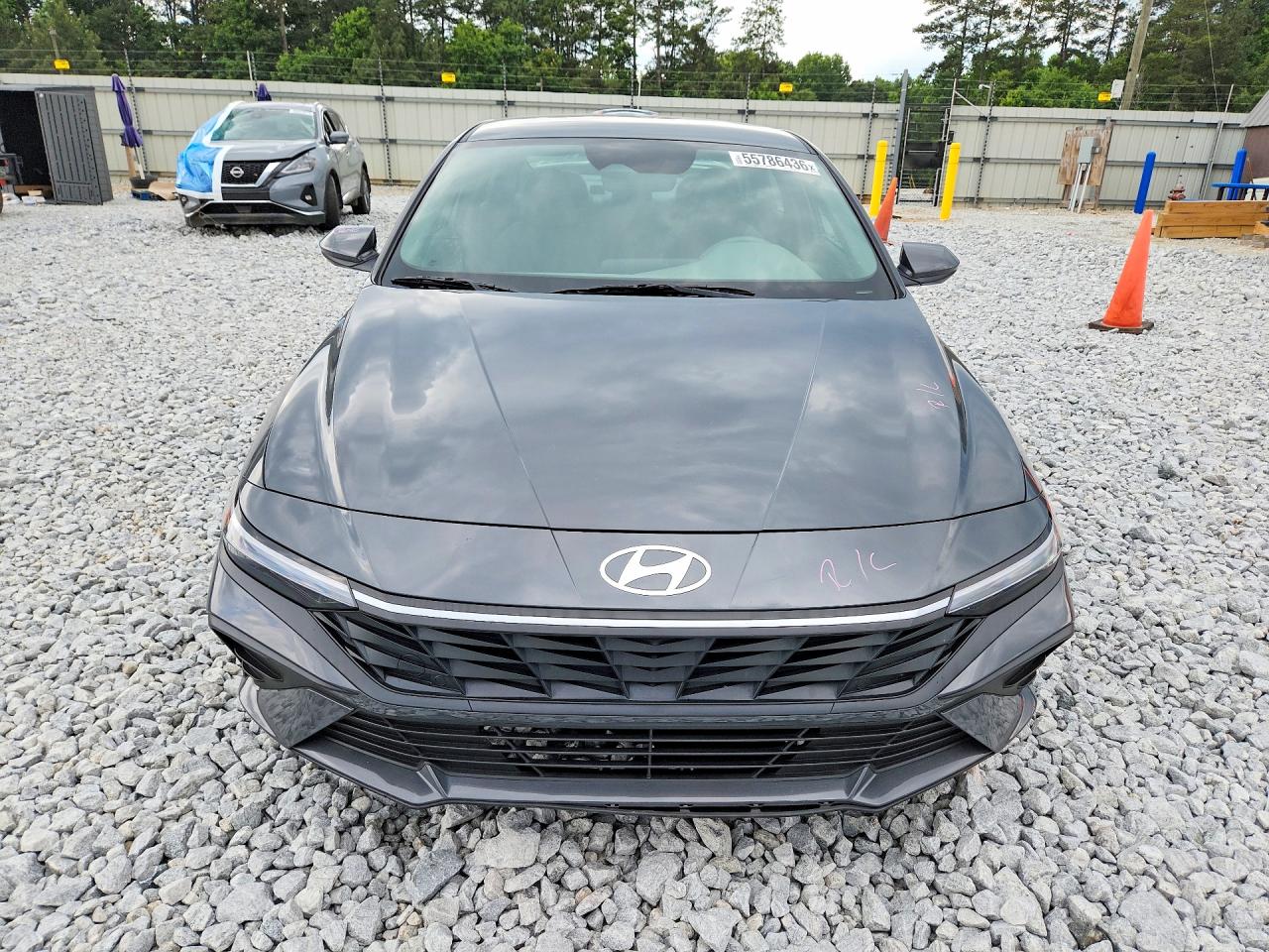 2024 Hyundai Elantra Sel Gray vin: KMHLM4DG6RU838020