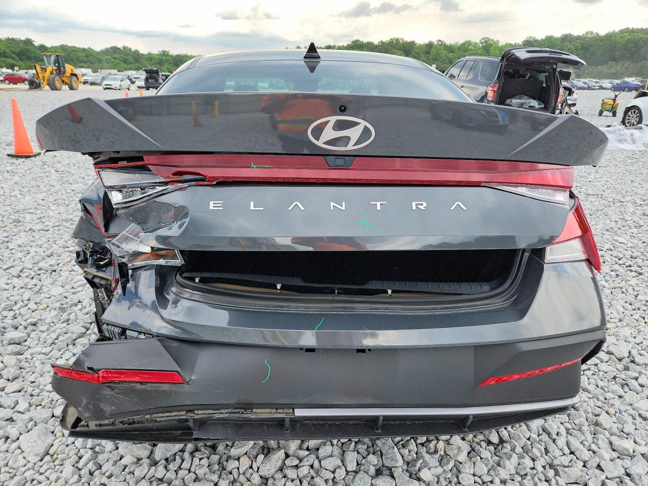 2024 Hyundai Elantra Sel Gray vin: KMHLM4DG6RU838020
