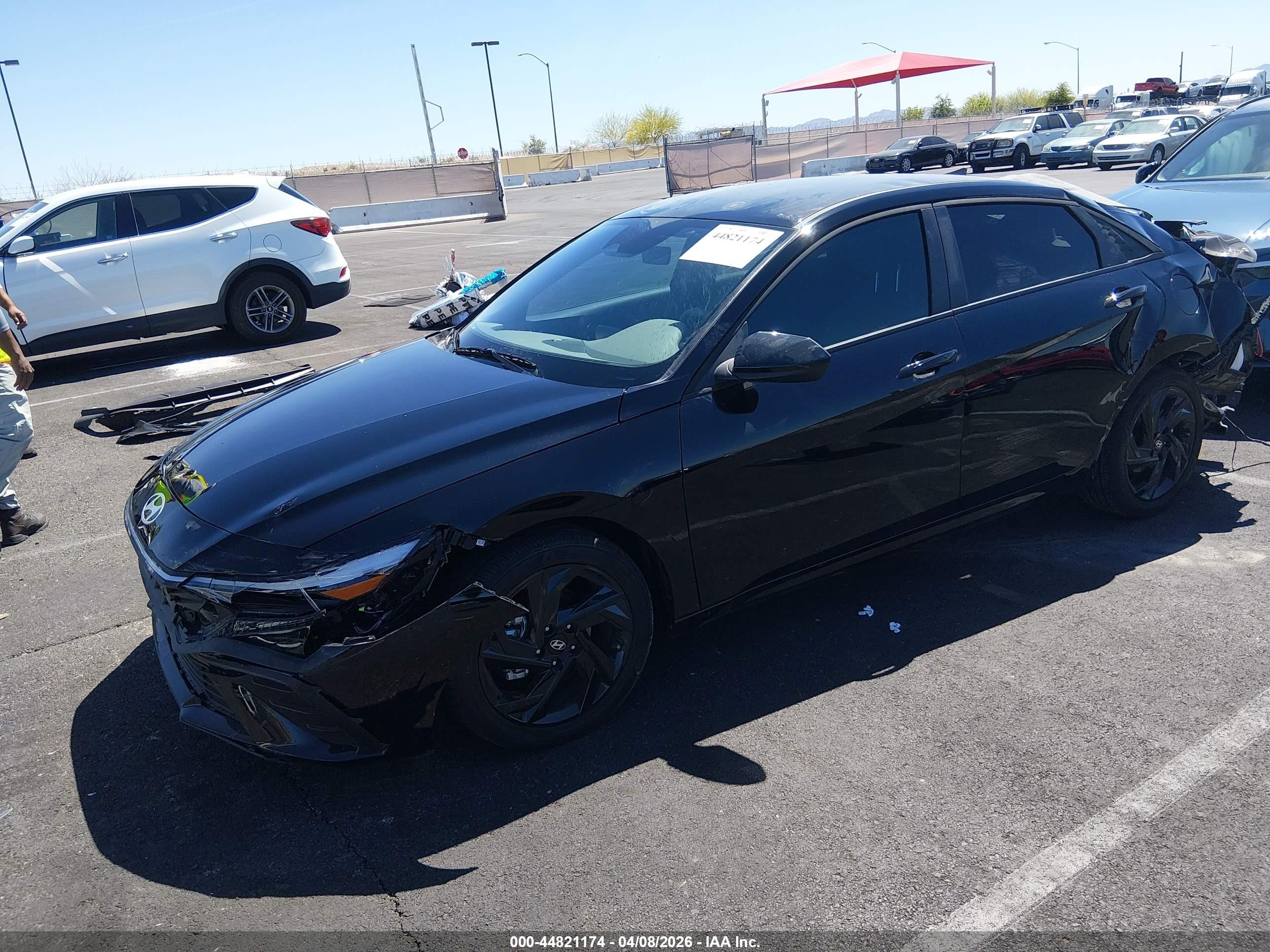 2026 Hyundai Elantra Sel Sport Черный vin: KMHLM4DG6TU107952