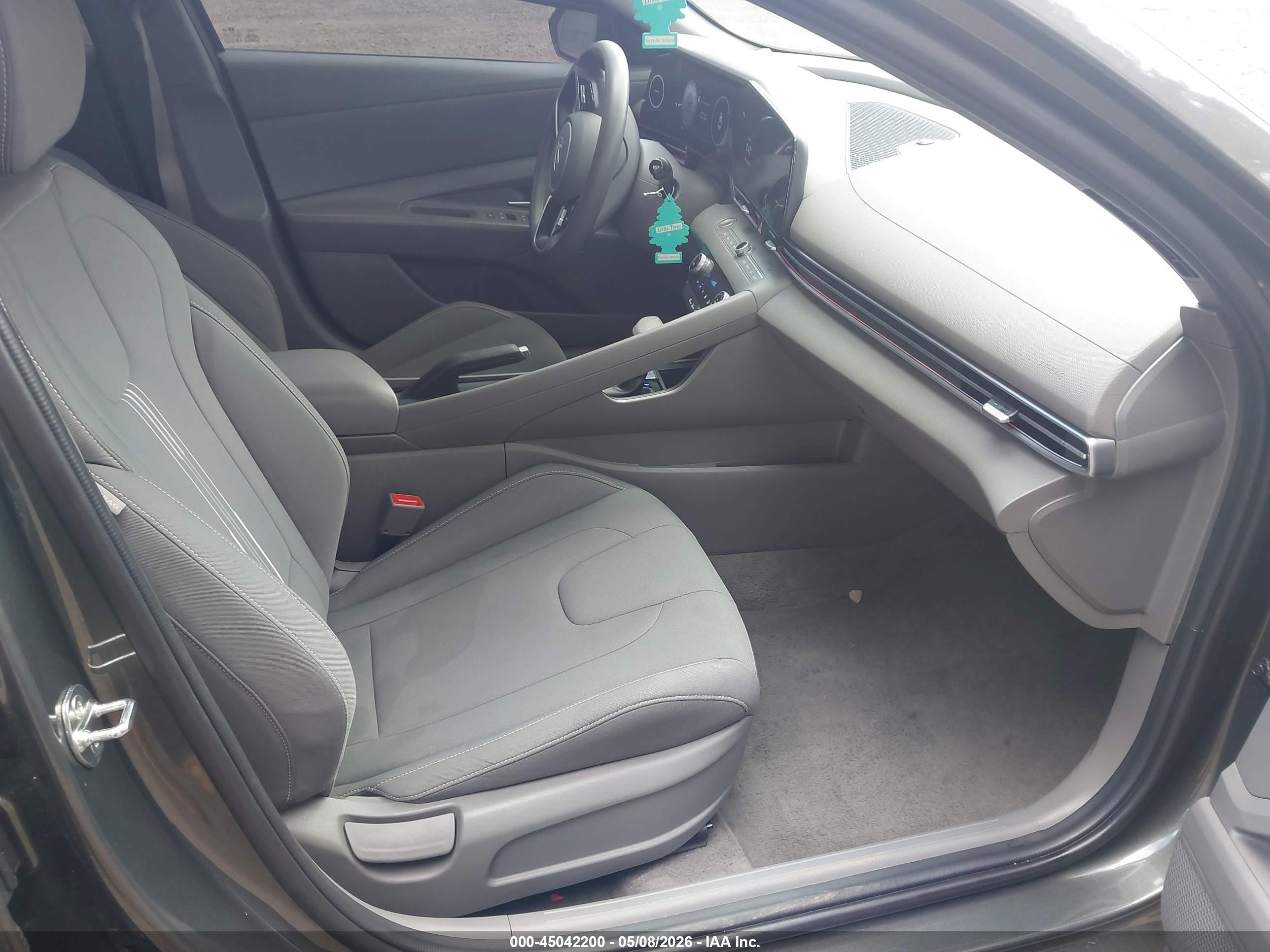 2024 Hyundai Elantra Sel Серый vin: KMHLM4DG8RU720065