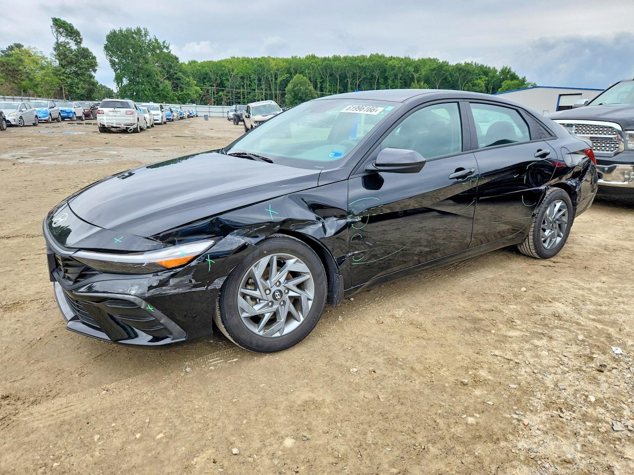 2024 Hyundai Elantra Sel Black vin: KMHLM4DG9RU766746