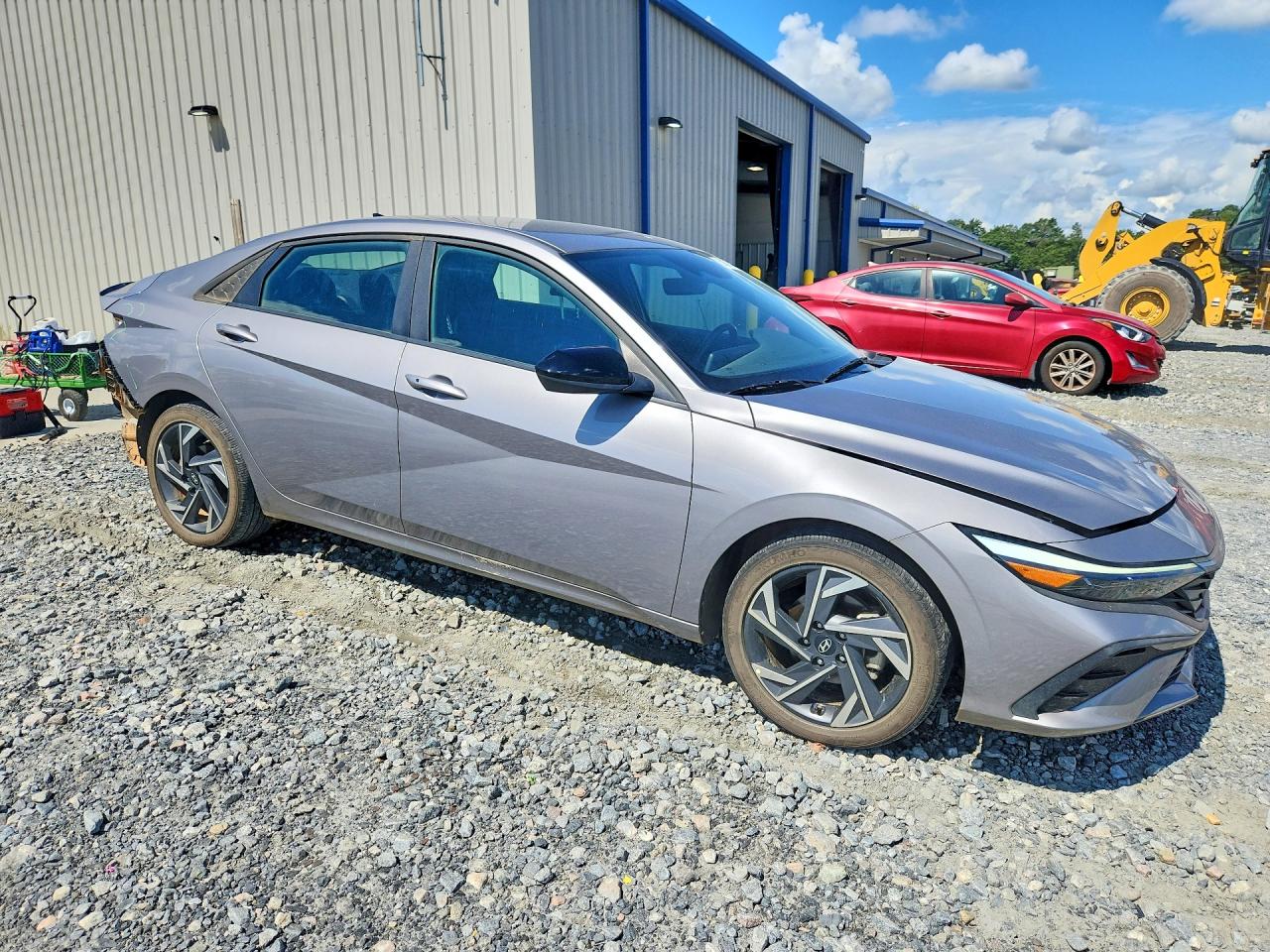 2025 Hyundai Elantra Sel Sport Silver vin: KMHLM4DG9SU908728