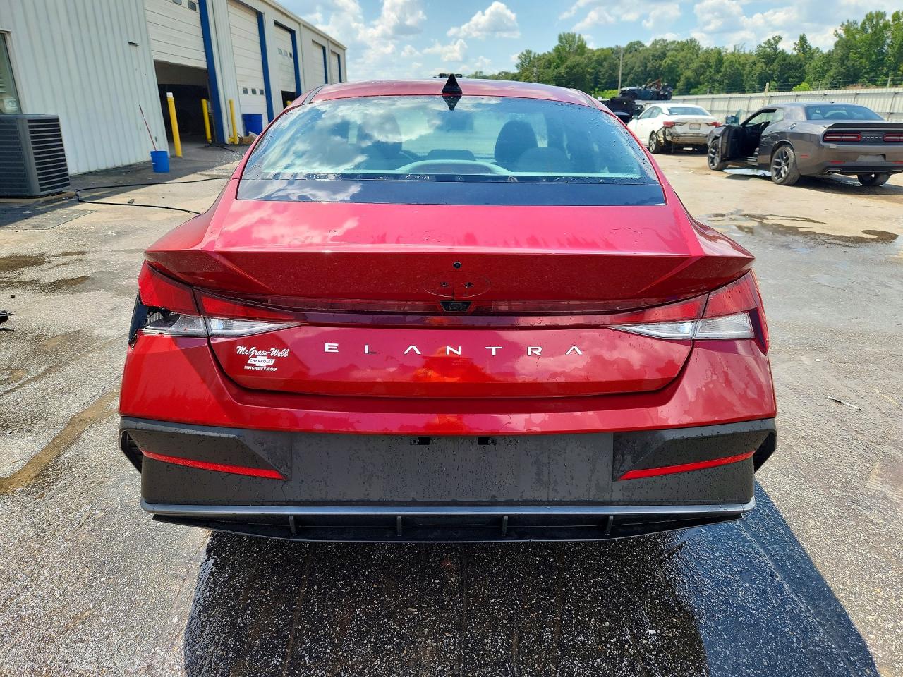 2024 Hyundai Elantra Sel Red vin: KMHLM4DGXRU648611