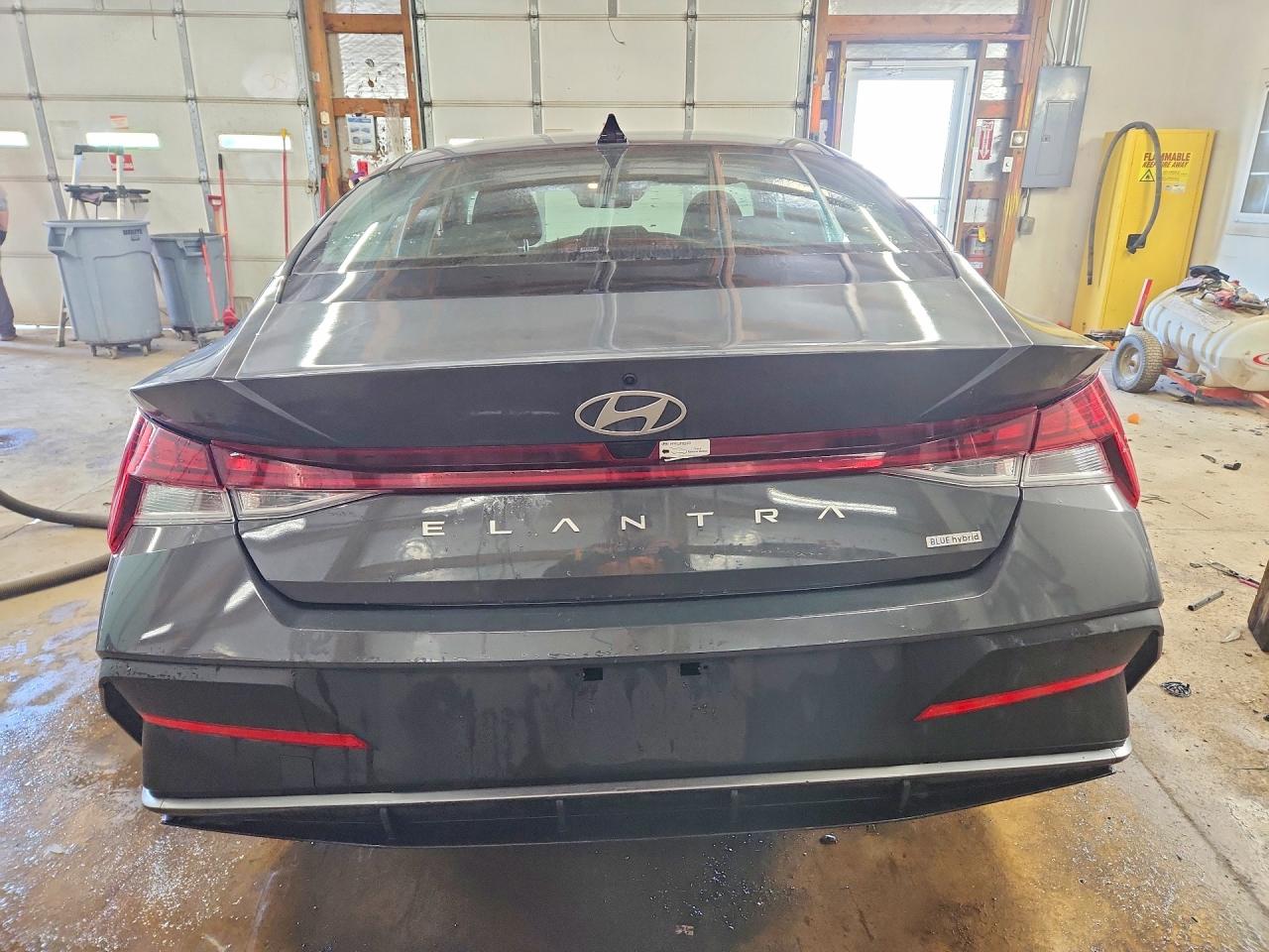 2024 Hyundai Elantra Blue Gray vin: KMHLM4DJ2RU097604