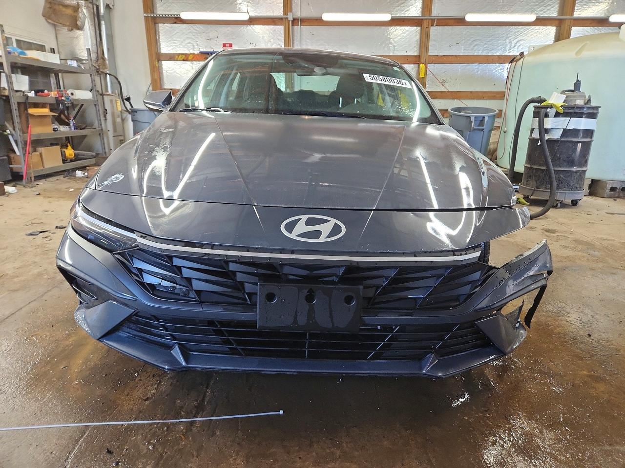 2024 Hyundai Elantra Blue Gray vin: KMHLM4DJ2RU097604