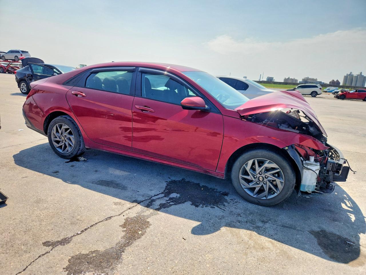 2024 Hyundai Elantra Blue Red vin: KMHLM4DJ3RU115155
