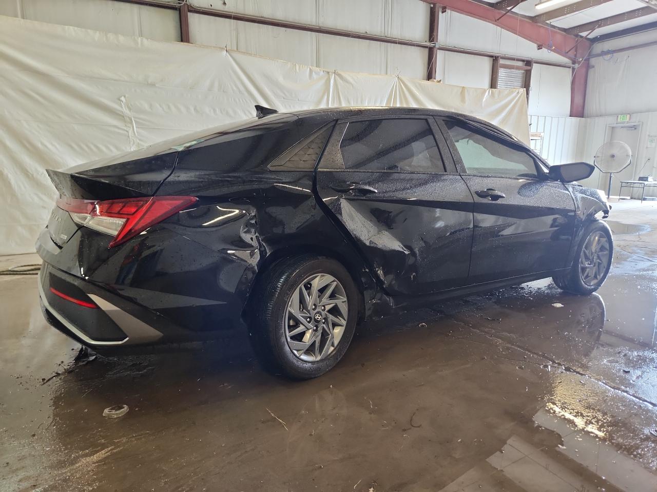 2024 Hyundai Elantra Blue Black vin: KMHLM4DJ5RU120633 Damage: Right Qtr Panel, Severe Damage, Replacement Required