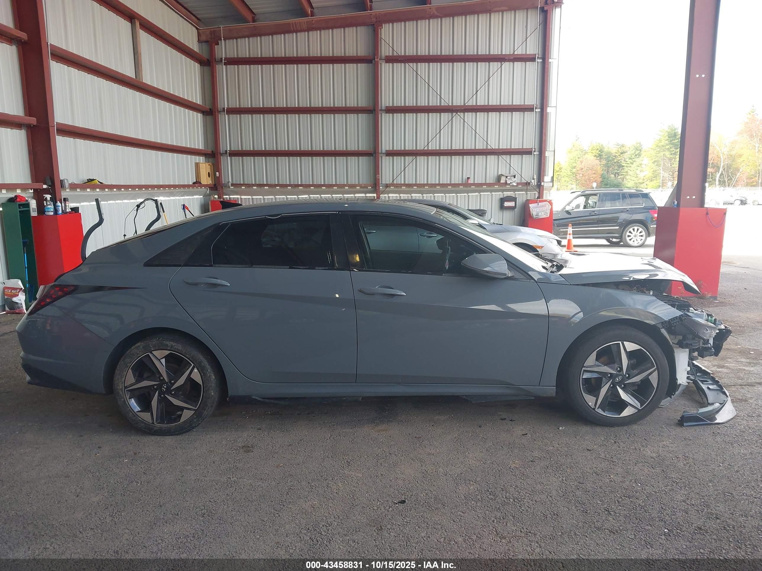 2021 Hyundai Elantra Sel Серый vin: KMHLN4AG0MU148919