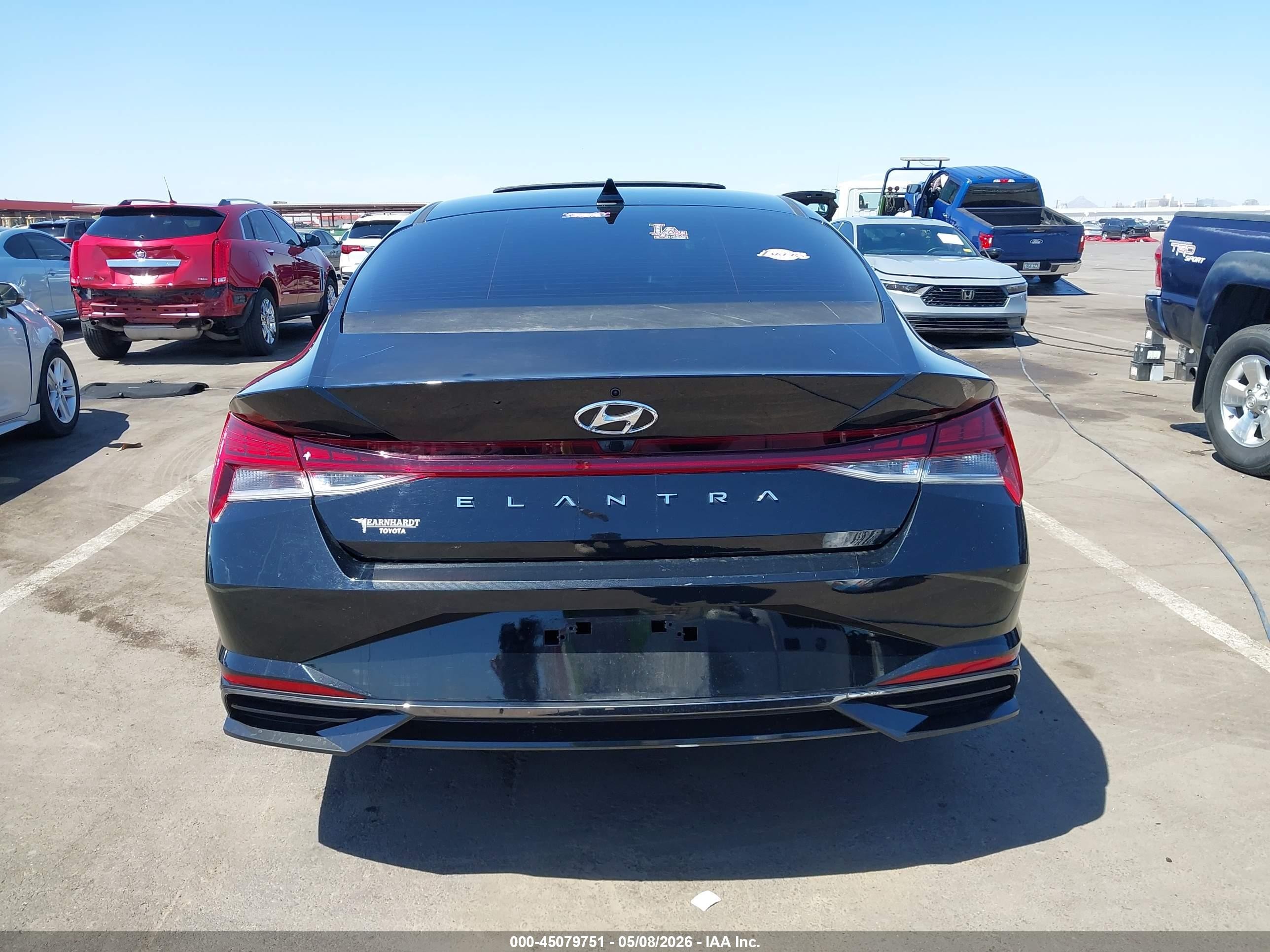 2021 Hyundai Elantra Sel Black vin: KMHLN4AG0MU166160
