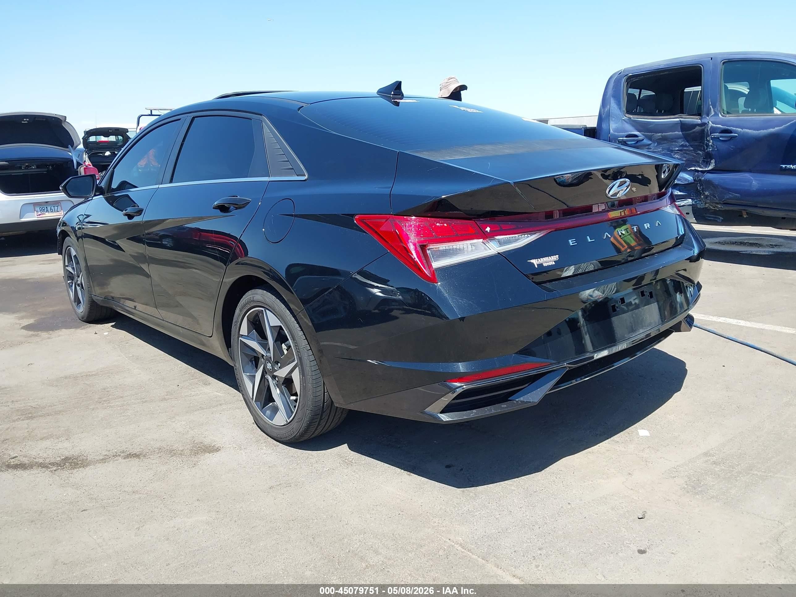 2021 Hyundai Elantra Sel Black vin: KMHLN4AG0MU166160