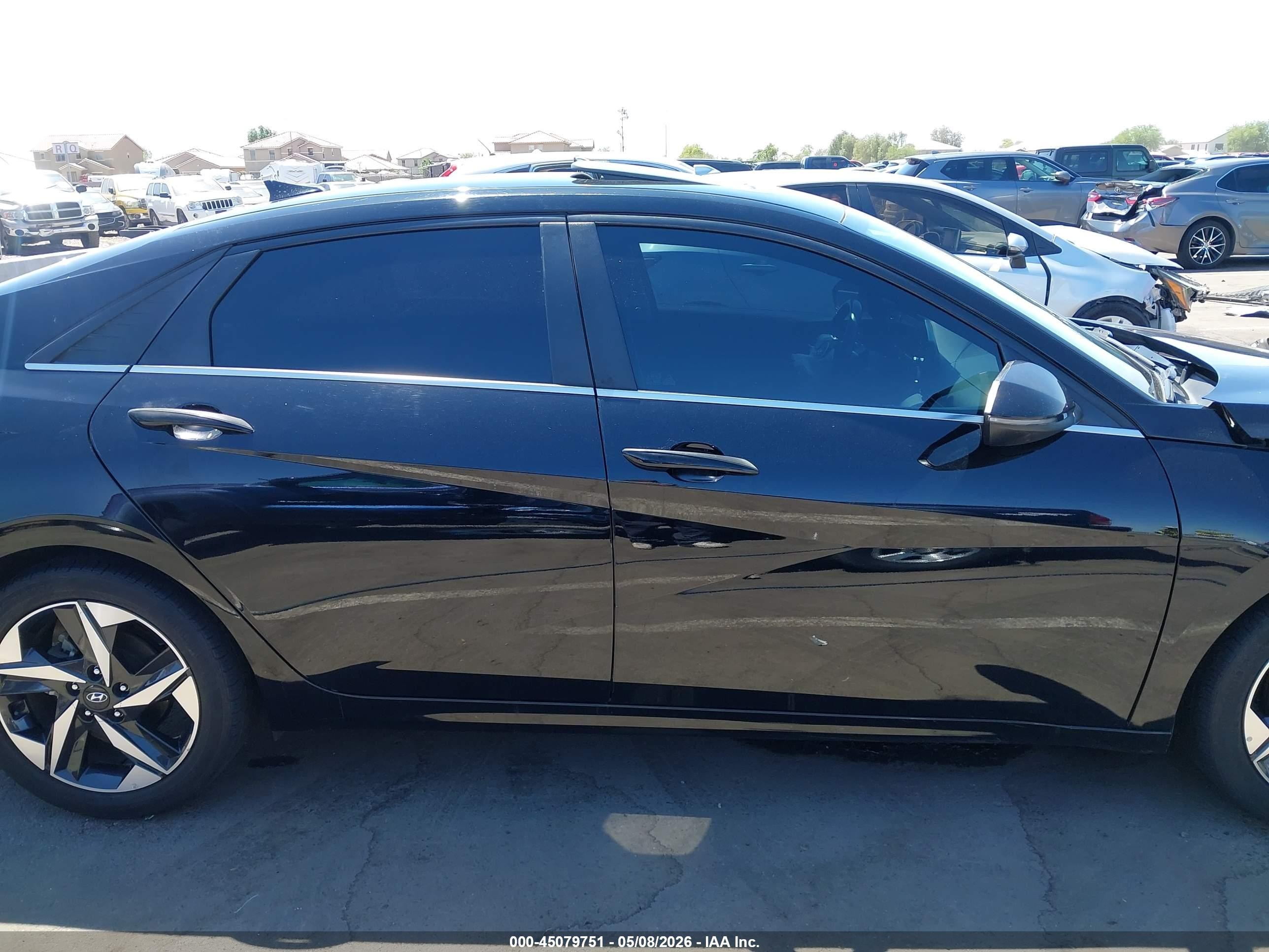 2021 Hyundai Elantra Sel Black vin: KMHLN4AG0MU166160