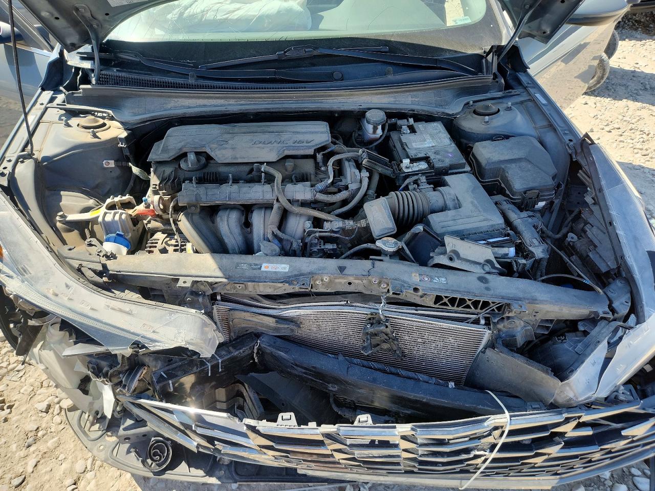 2021 Hyundai Elantra Sel Gray vin: KMHLN4AG1MU100412