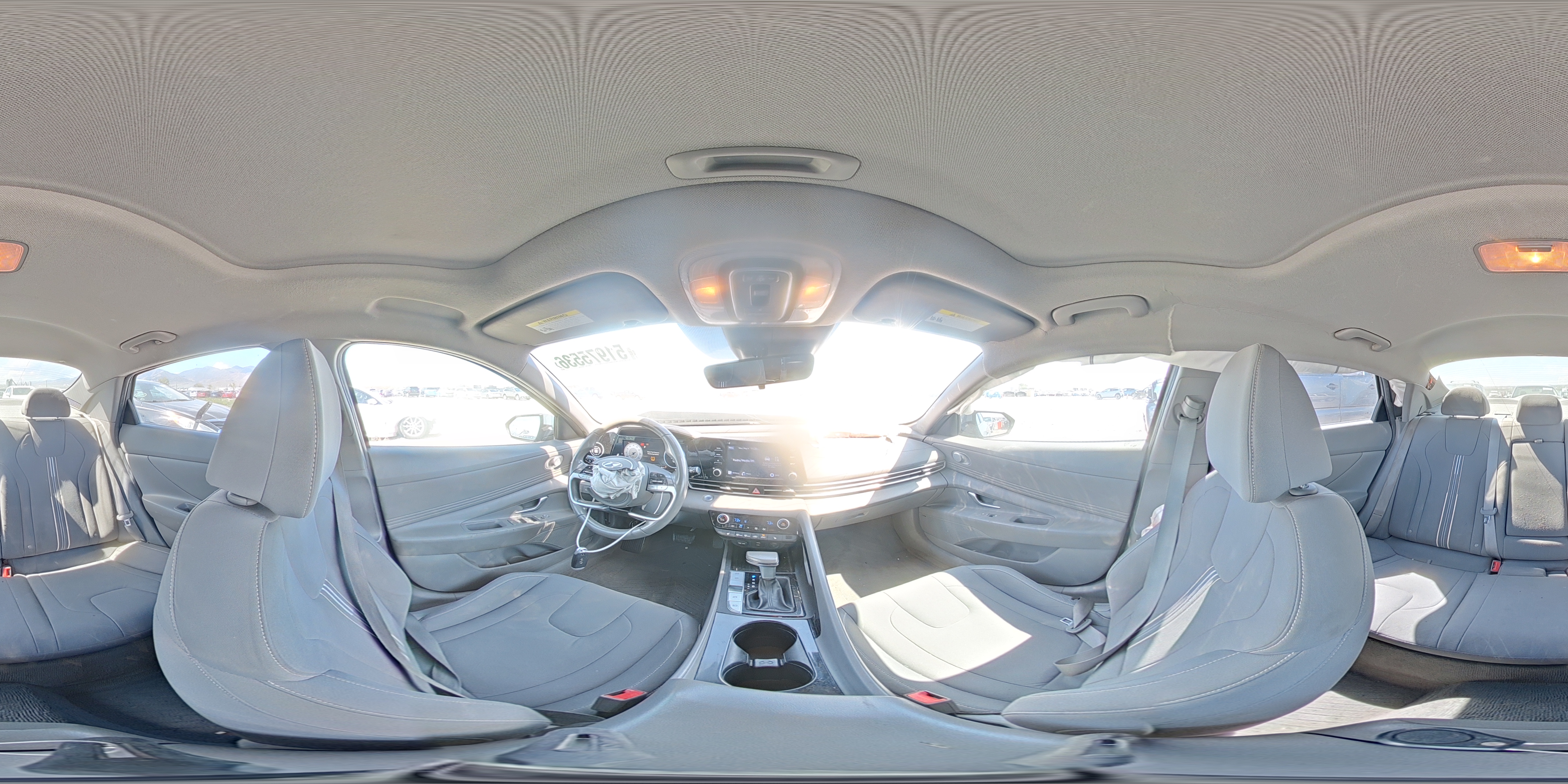 2021 Hyundai Elantra Sel Gray vin: KMHLN4AG1MU100412