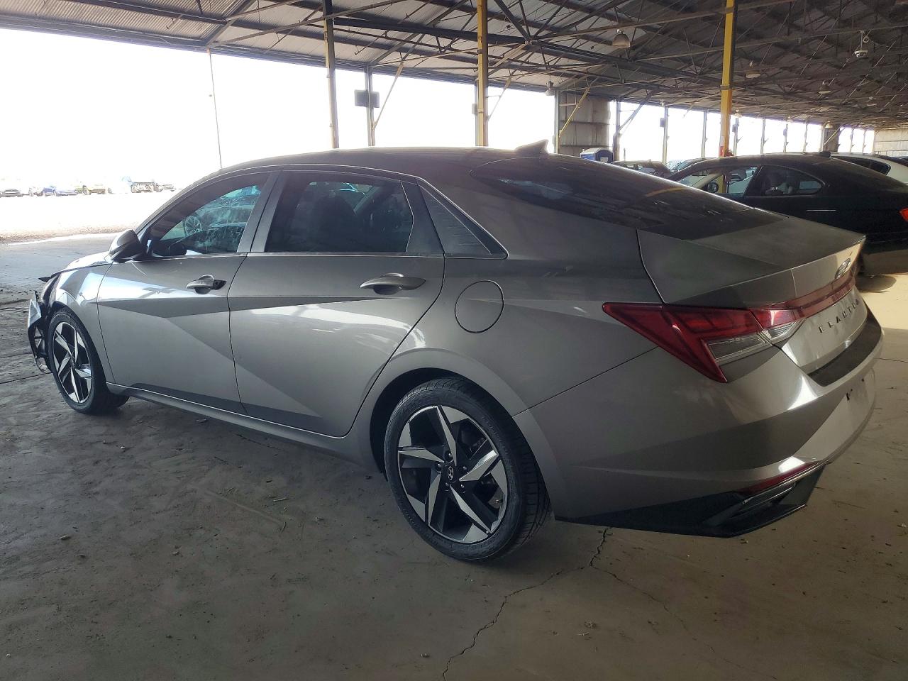 2021 Hyundai Elantra Sel Gray vin: KMHLN4AG3MU113338