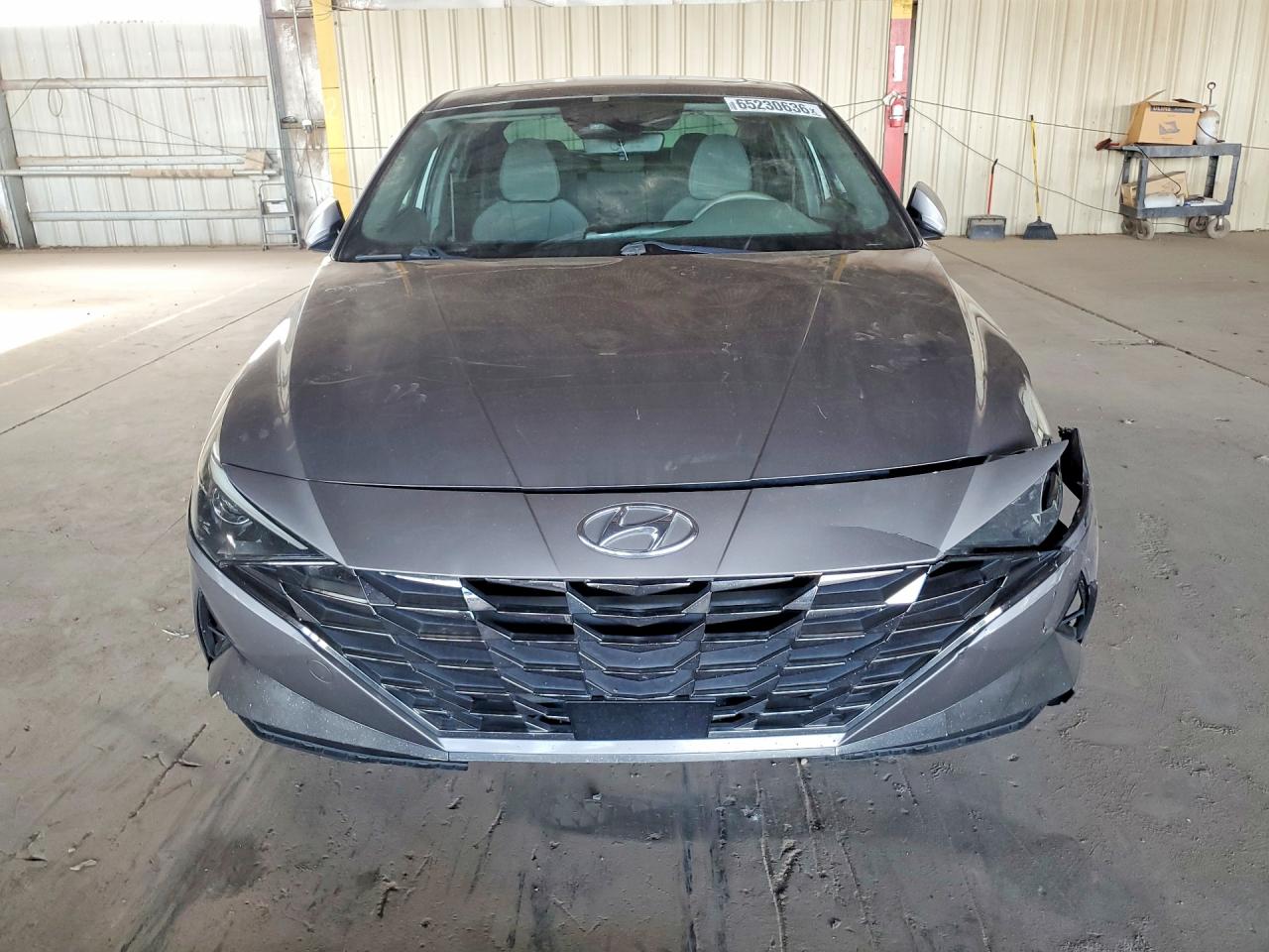 2021 Hyundai Elantra Sel Gray vin: KMHLN4AG3MU113338