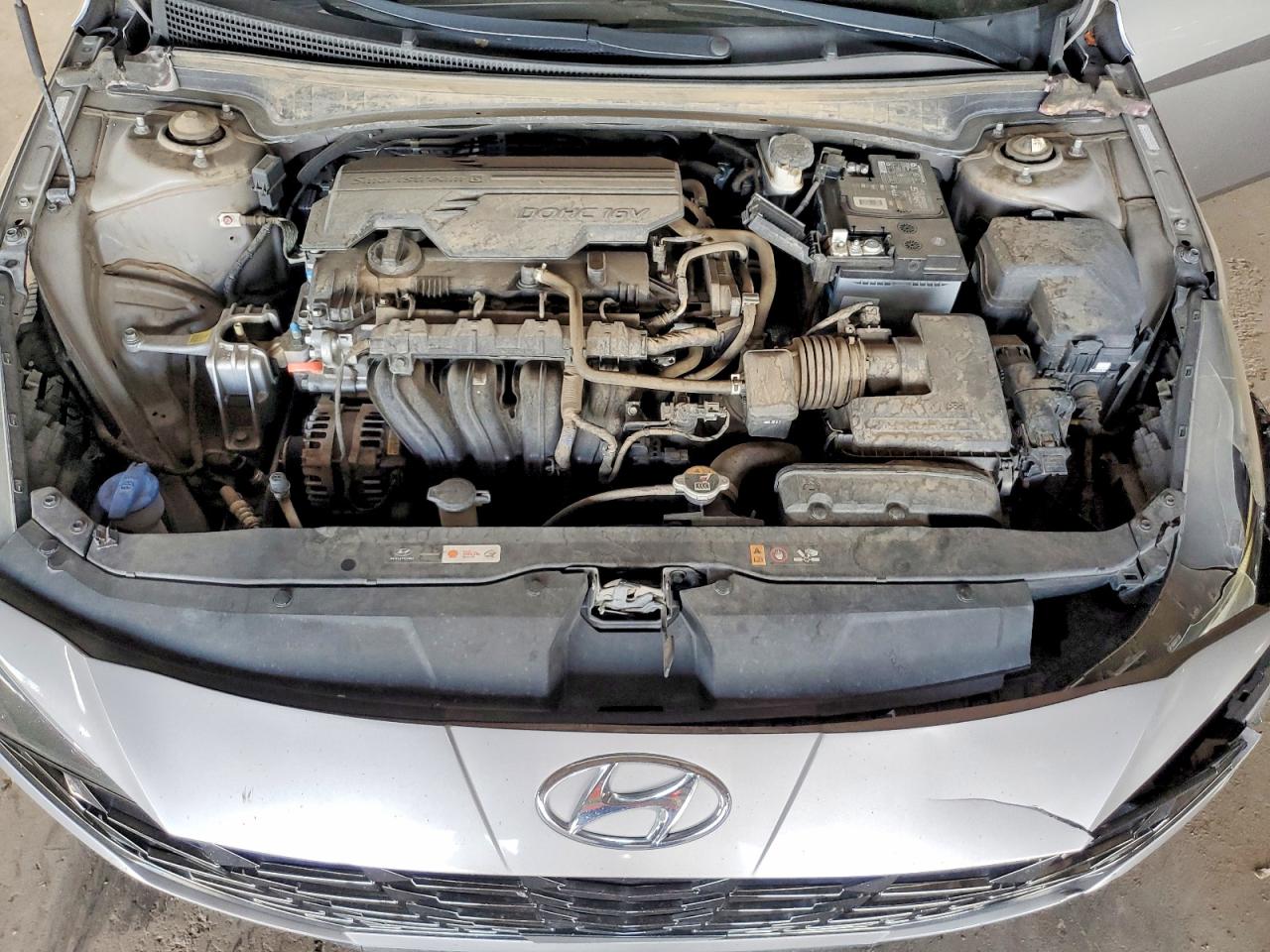 2021 Hyundai Elantra Sel Gray vin: KMHLN4AG3MU113338