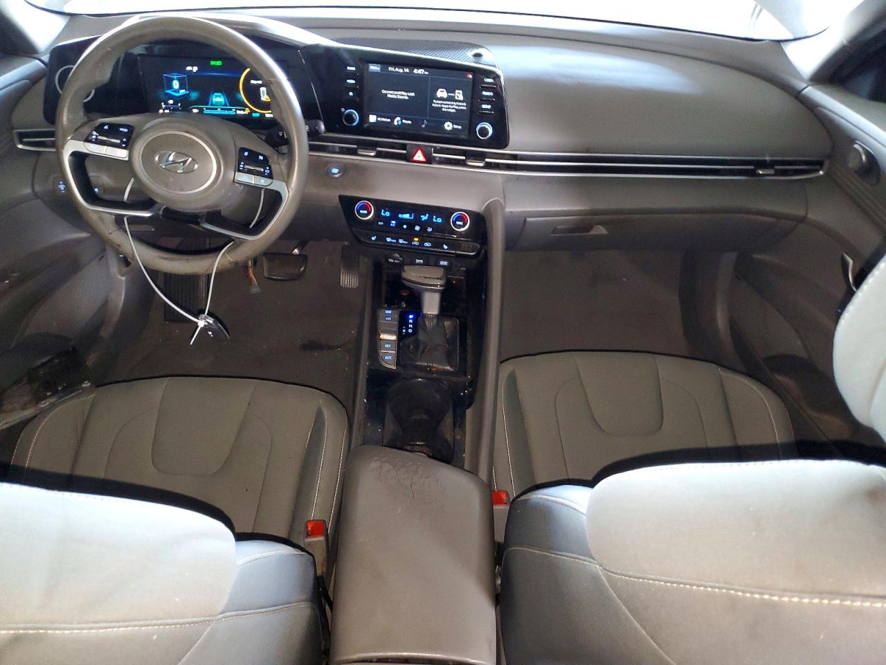 2021 Hyundai Elantra Sel Gray vin: KMHLN4AG3MU113338