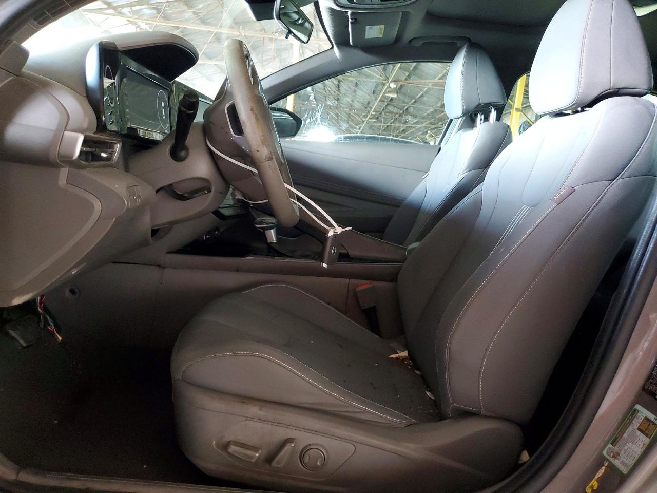 2021 Hyundai Elantra Sel Gray vin: KMHLN4AG3MU113338