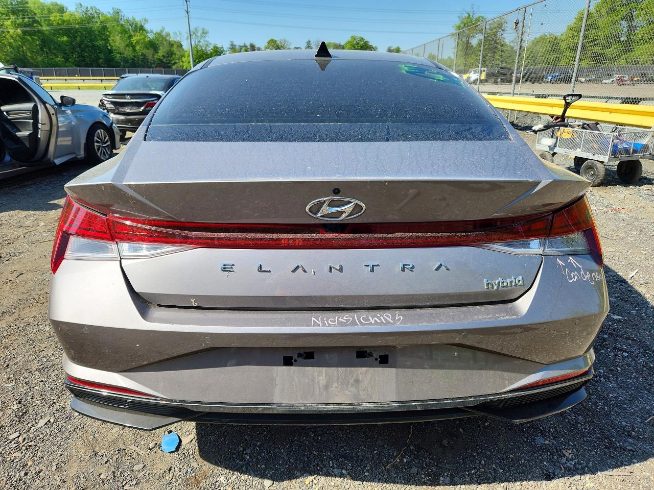 2023 Hyundai Elantra Limited Серый vin: KMHLN4AJ2PU083104