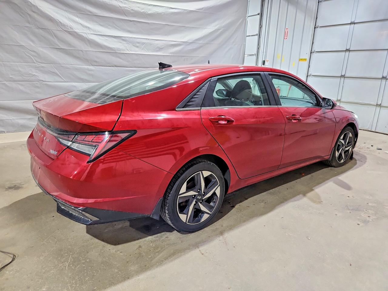 2021 Hyundai Elantra Limited Red vin: KMHLN4AJ3MU004874