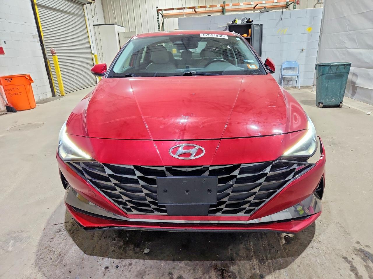 2021 Hyundai Elantra Limited Red vin: KMHLN4AJ3MU004874