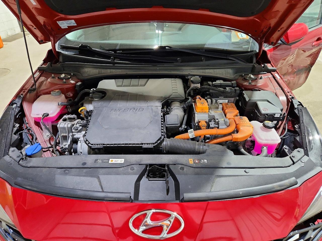 2021 Hyundai Elantra Limited Red vin: KMHLN4AJ3MU004874