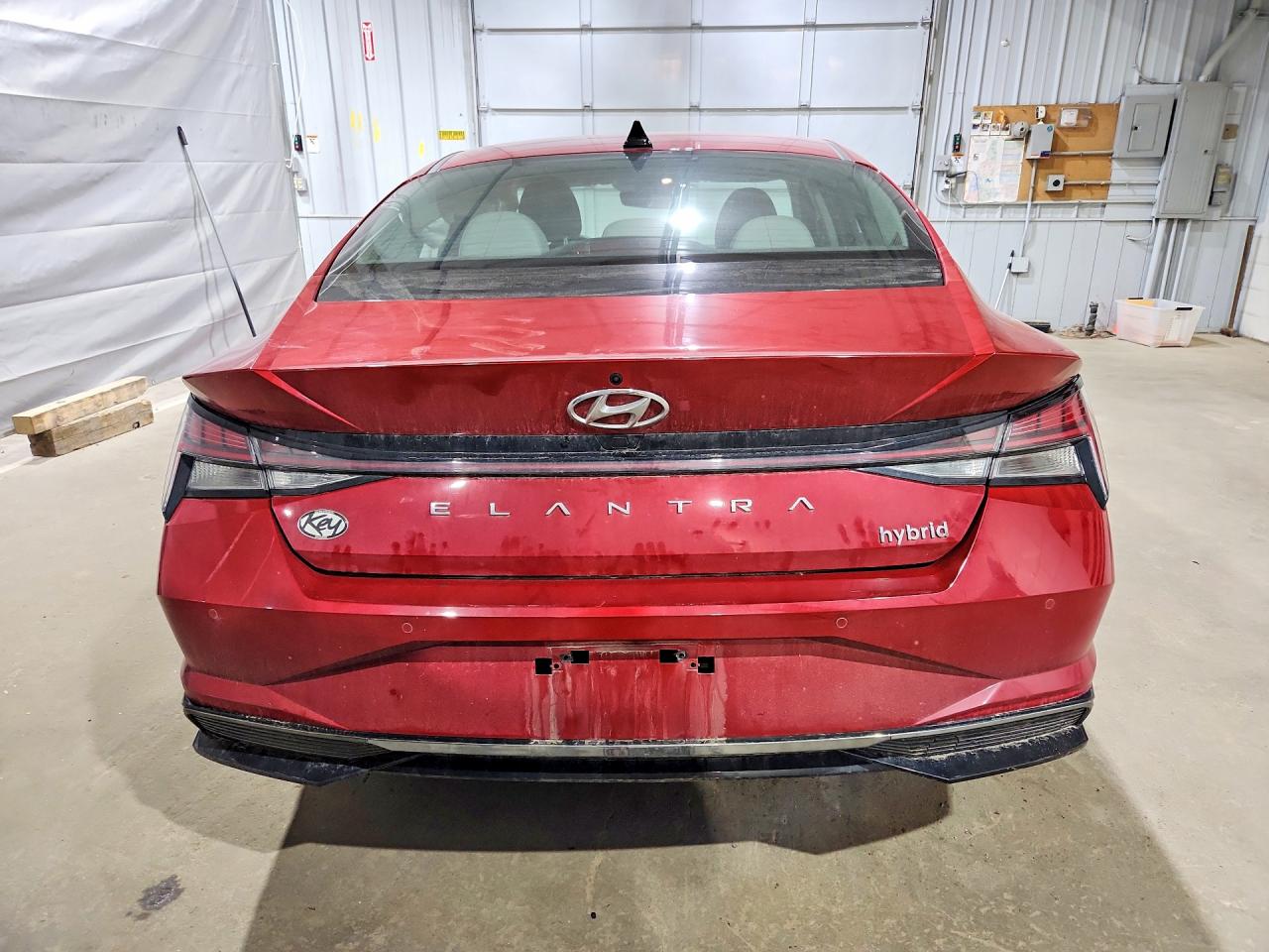 2021 Hyundai Elantra Limited Red vin: KMHLN4AJ3MU004874