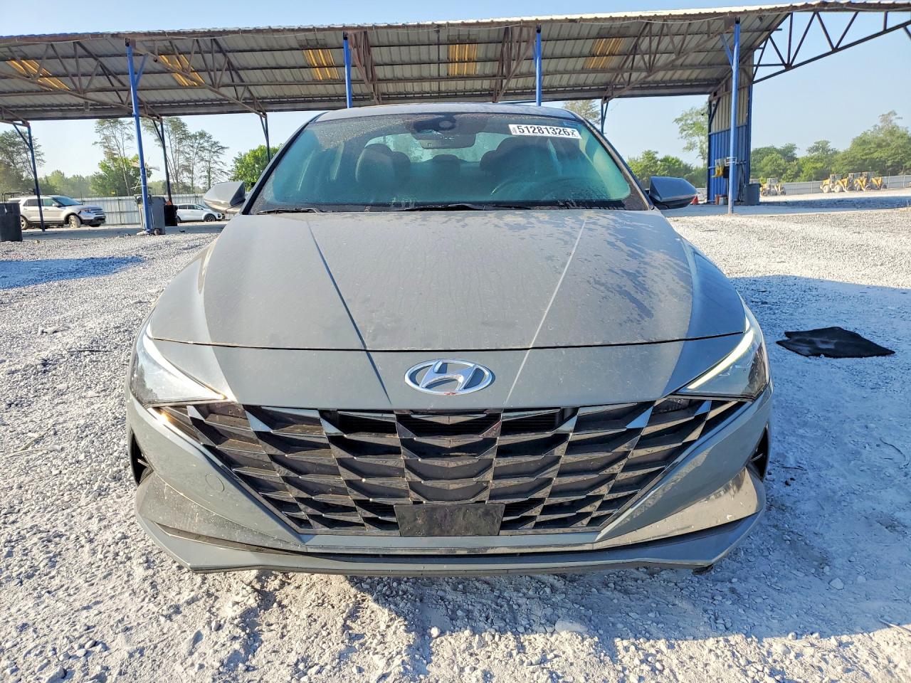 2021 Hyundai Elantra Limited Silver vin: KMHLN4AJ4MU005113