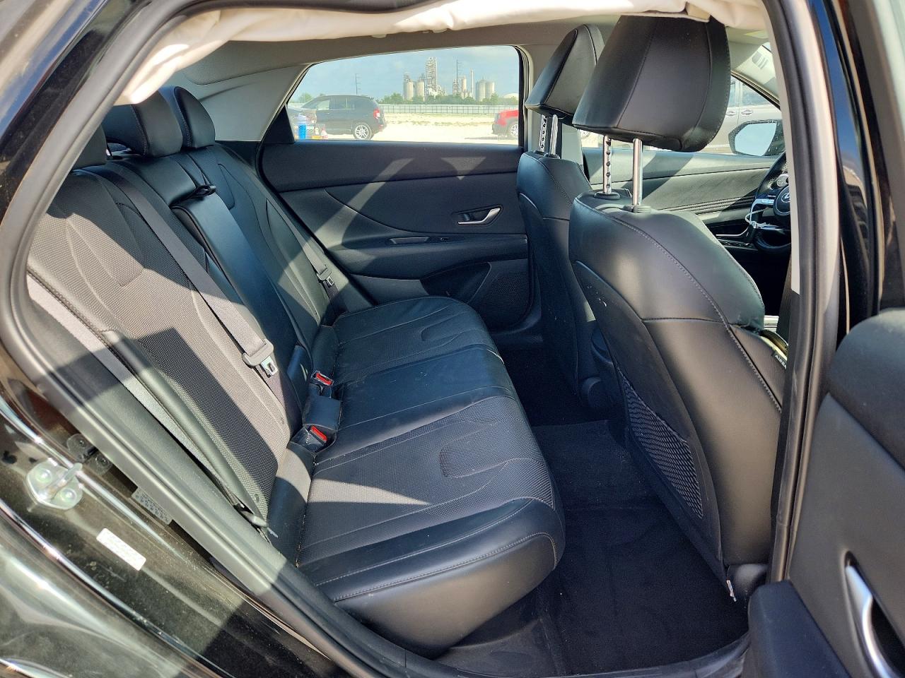 2023 Hyundai Elantra Limited Black vin: KMHLN4AJ5PU050744