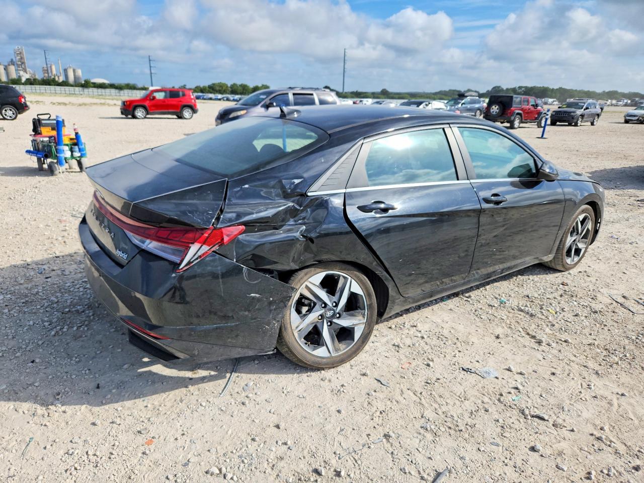 2023 Hyundai Elantra Limited Black vin: KMHLN4AJ5PU050744