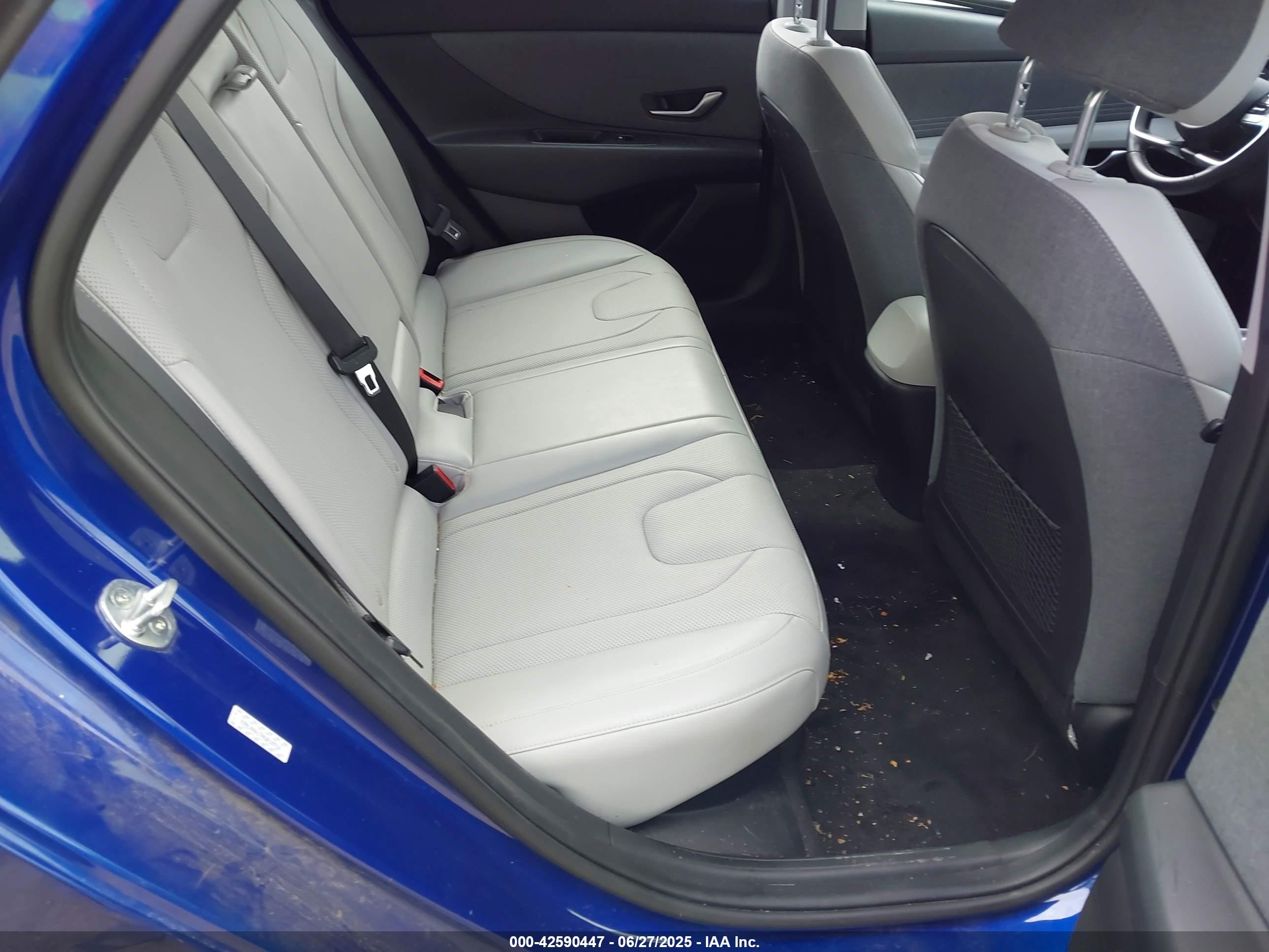 2022 Hyundai Elantra Hybrid Limited Blue vin: KMHLN4AJ7NU014714