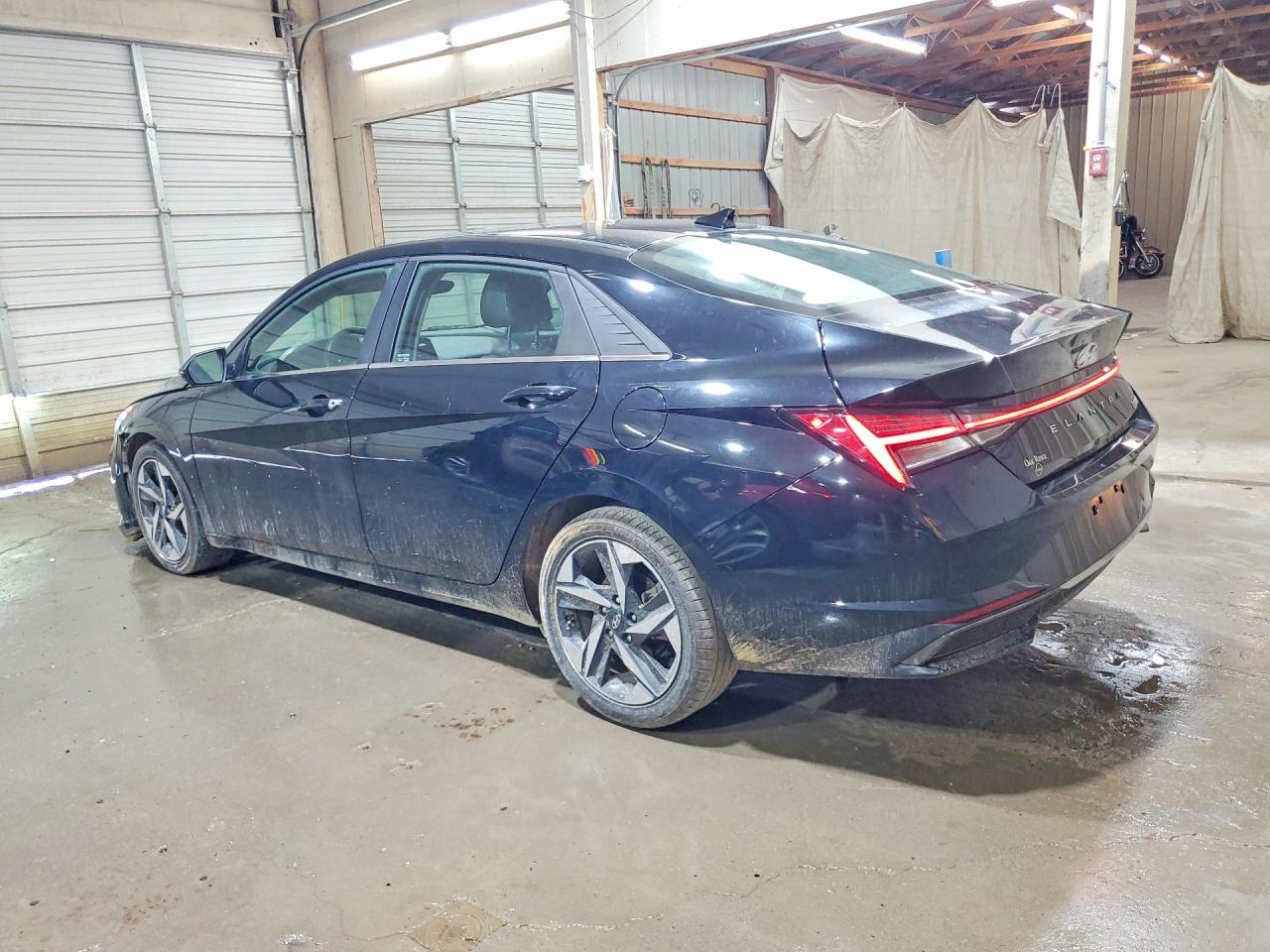 2021 Hyundai Elantra Limited Black vin: KMHLN4AJ8MU004935