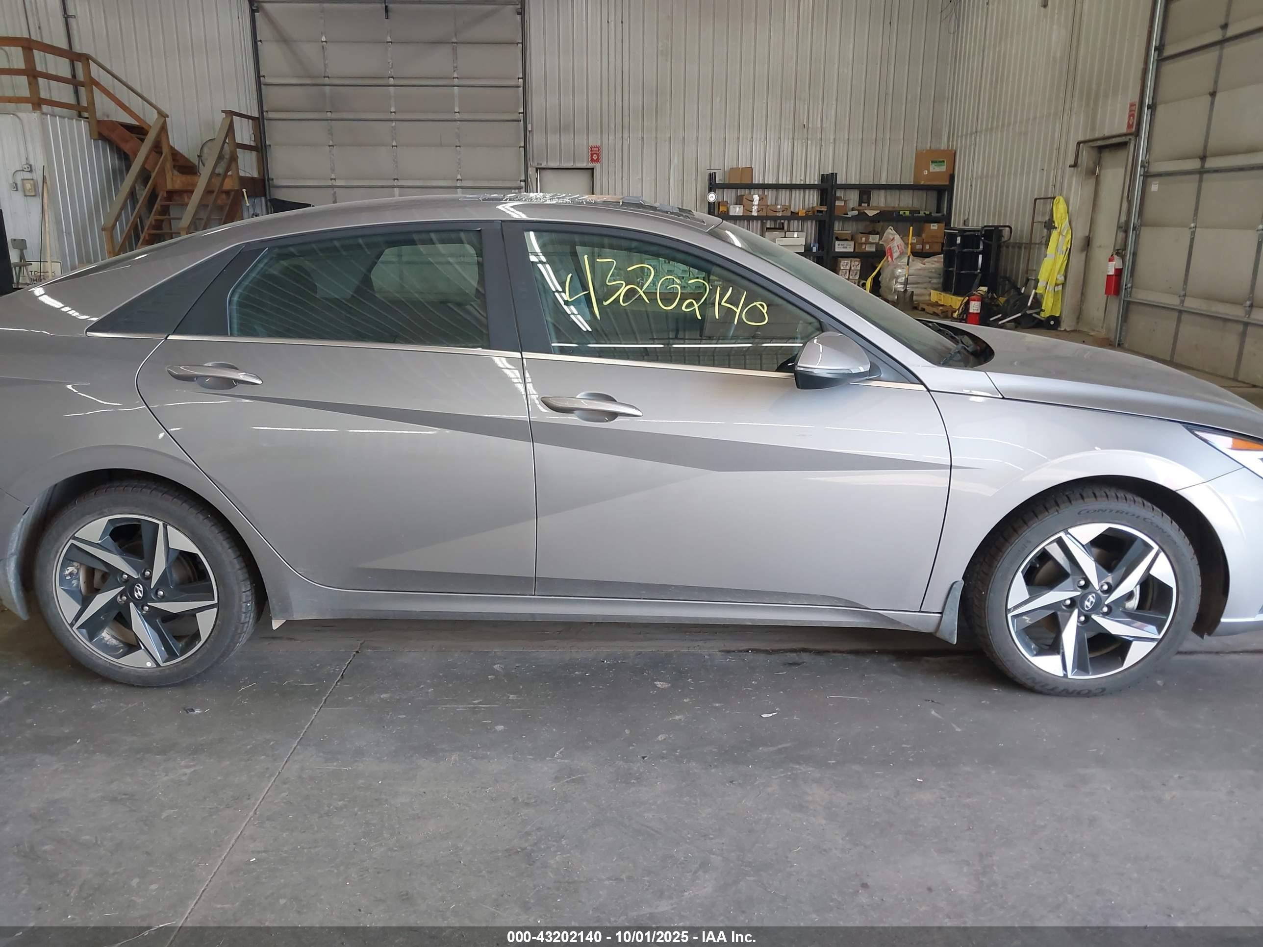 2023 Hyundai Elantra Hybrid Limited Gray vin: KMHLN4AJ8PU051936