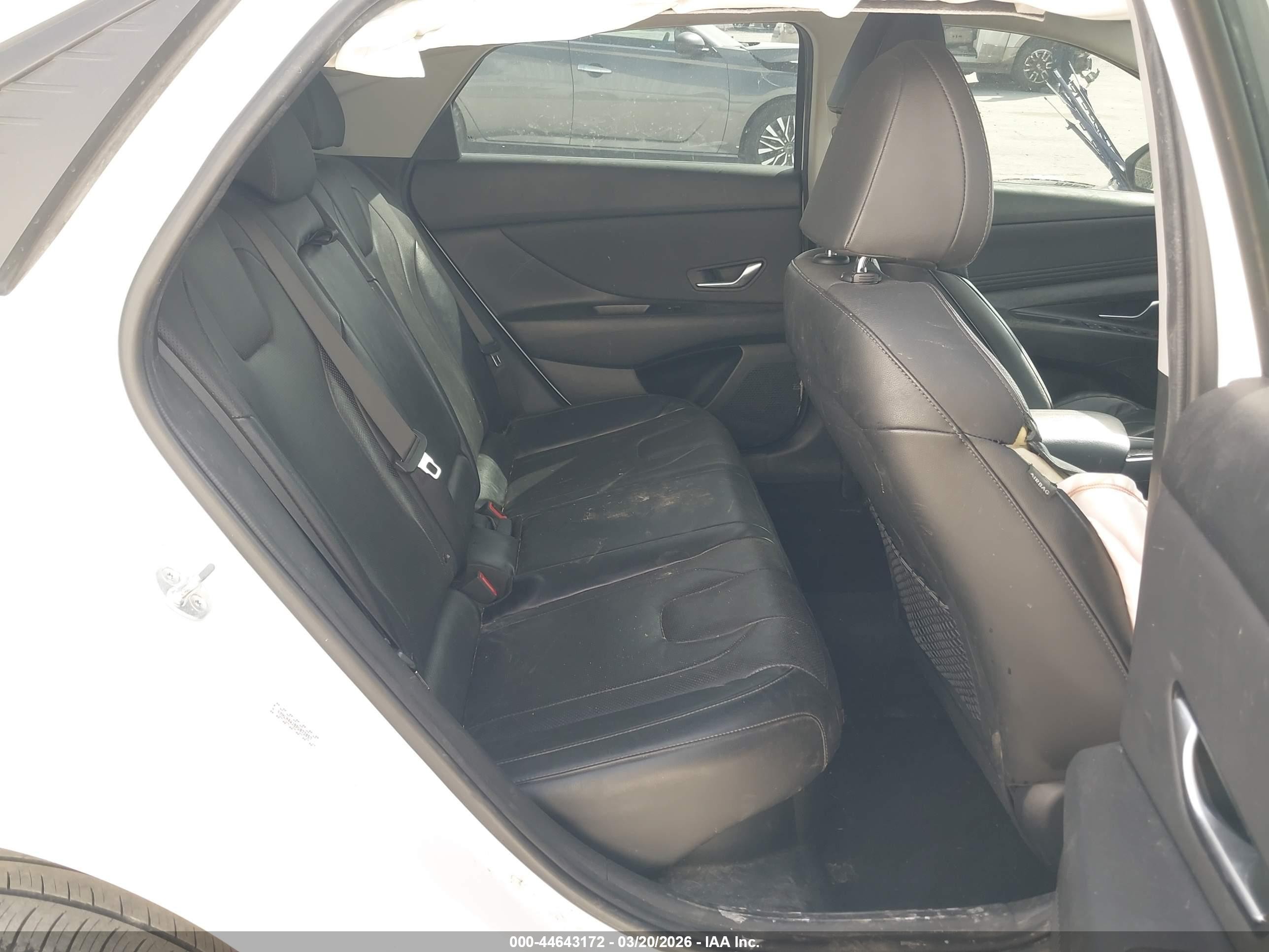 2023 Hyundai Elantra Hybrid Limited Белый vin: KMHLN4AJ8PU072057