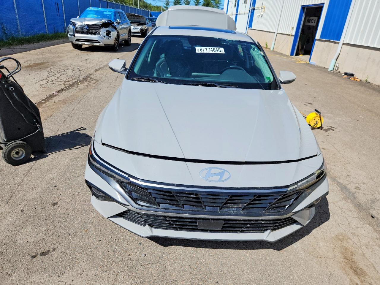 2024 Hyundai Elantra Luxury Gray vin: KMHLN4DG3RU701825
