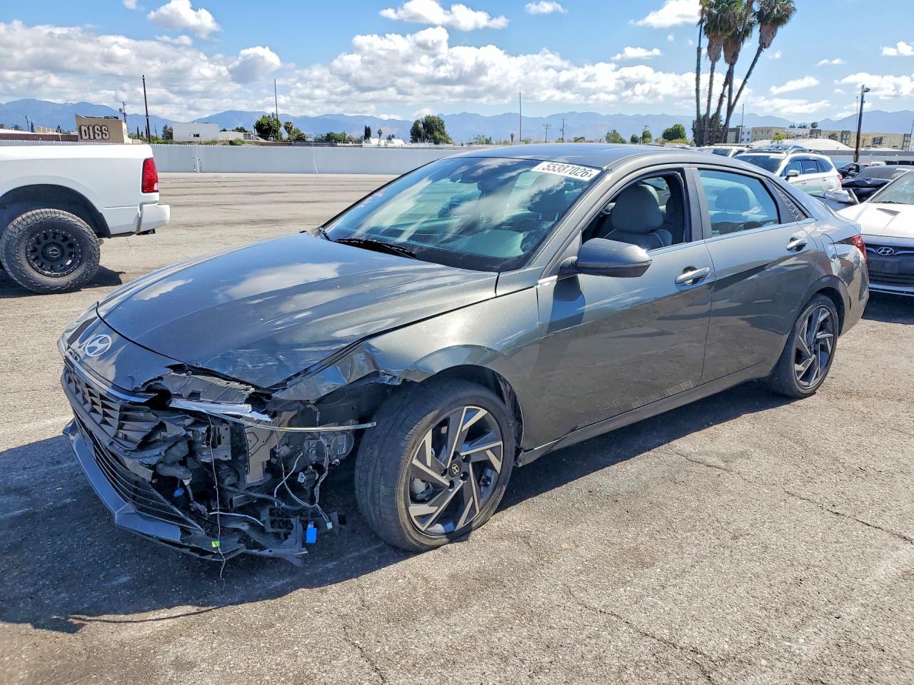 2024 Hyundai Elantra Limited Gray vin: KMHLN4DJ3RU110549