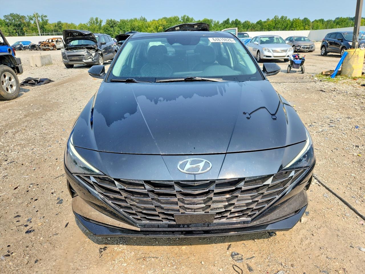 2022 Hyundai Elantra Limited Черный vin: KMHLP4AG0NU339588