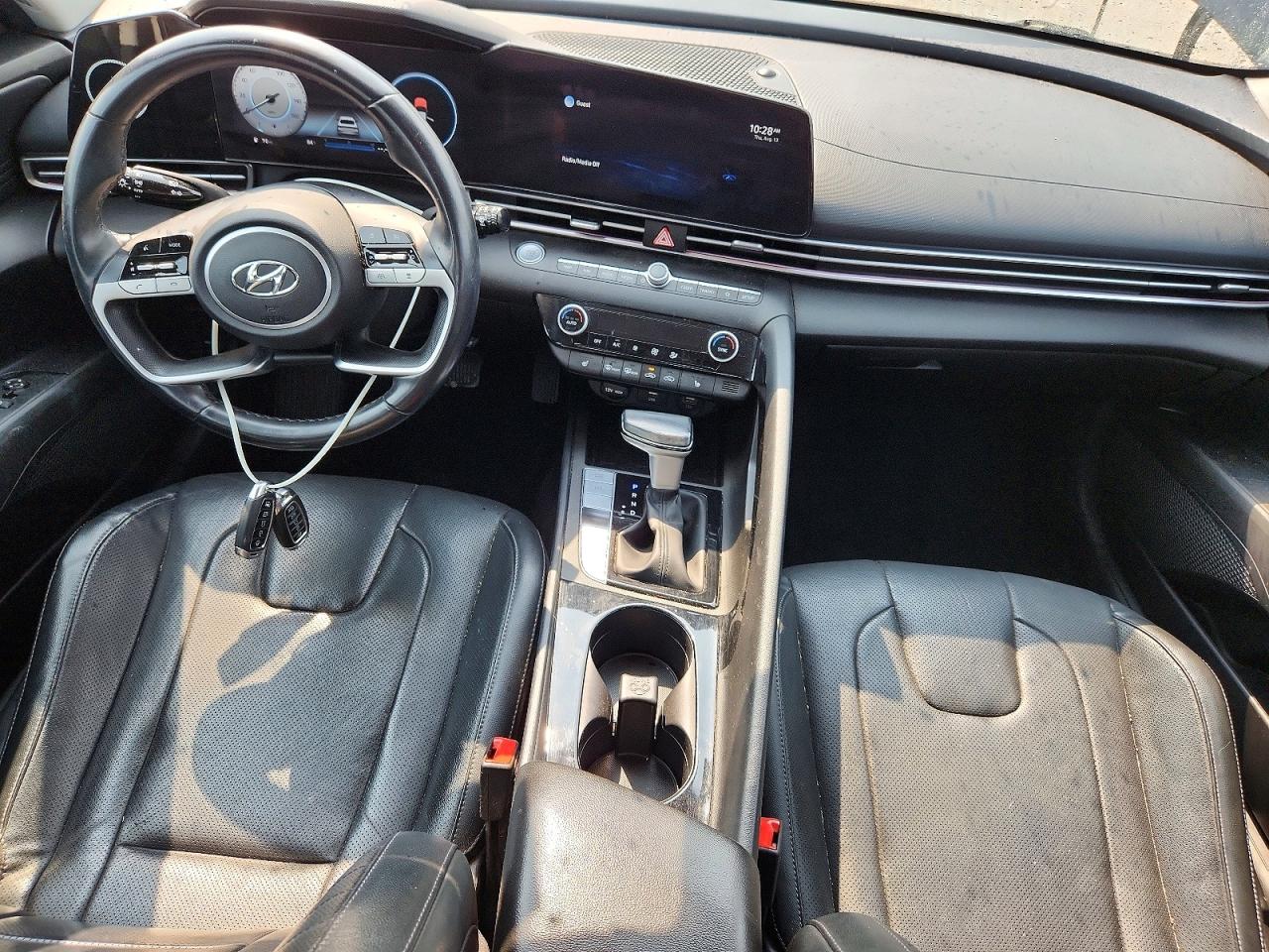 2022 Hyundai Elantra Limited Черный vin: KMHLP4AG0NU339588