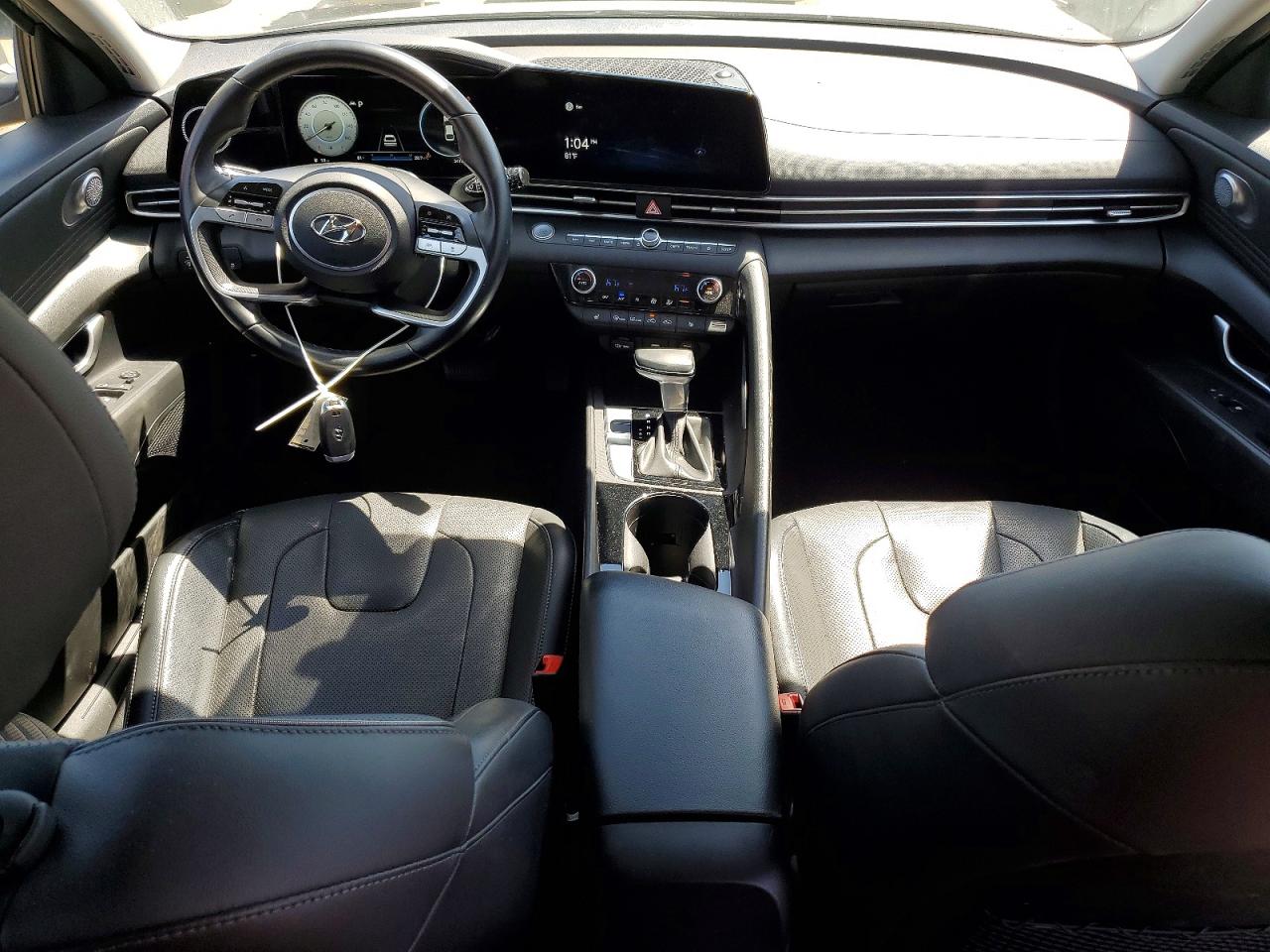 2021 Hyundai Elantra Limited Серый vin: KMHLP4AG1MU126485