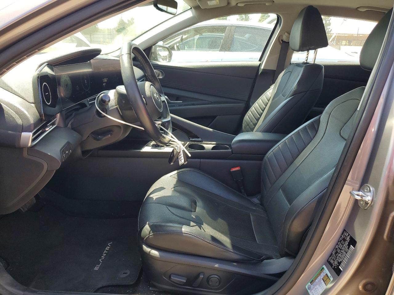 2021 Hyundai Elantra Limited Серый vin: KMHLP4AG1MU126485
