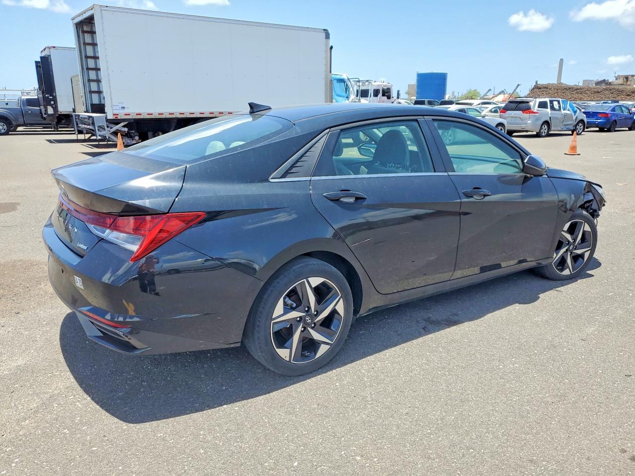 2023 Hyundai Elantra Limited Black vin: KMHLP4AG3PU473451