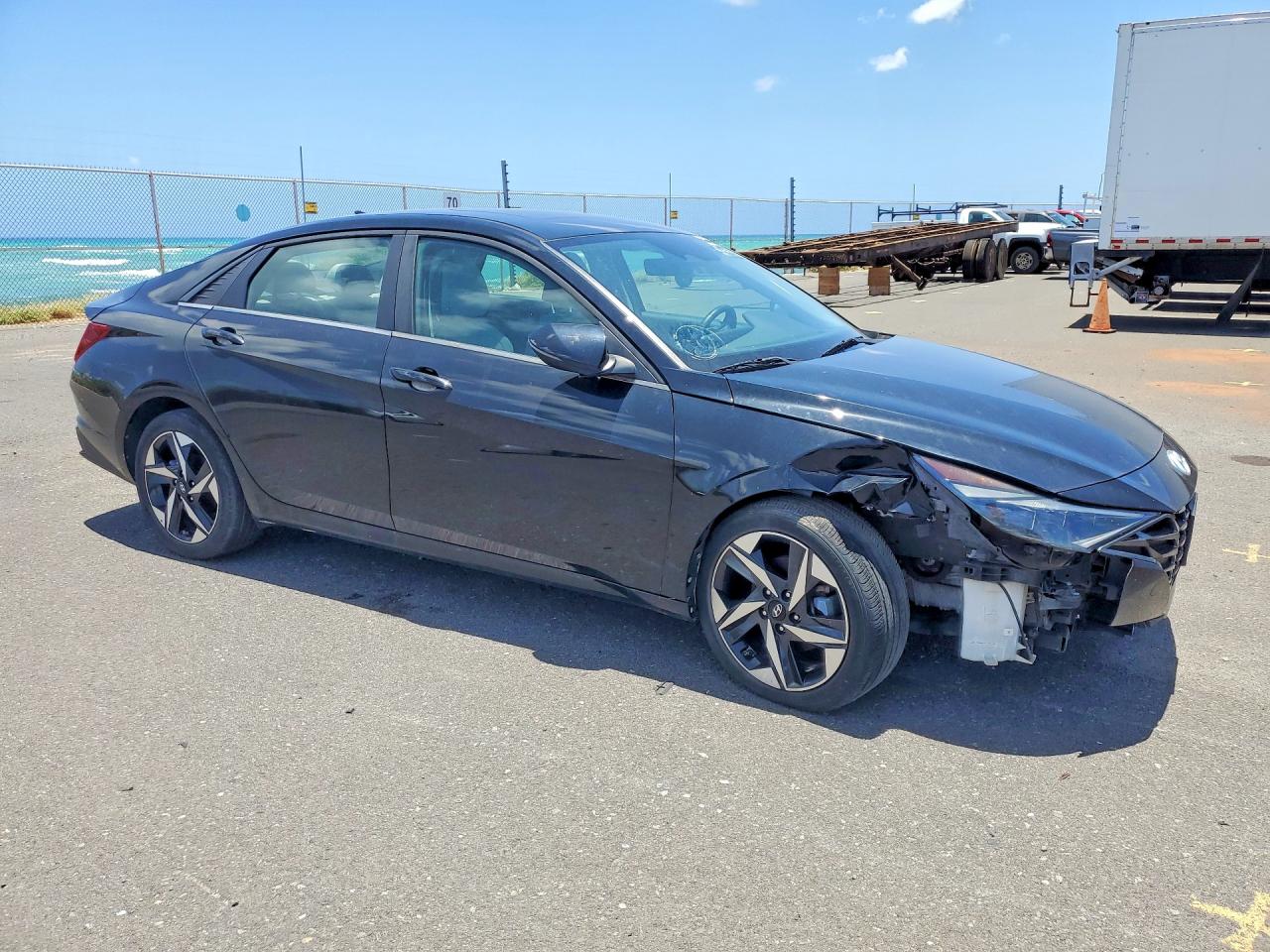 2023 Hyundai Elantra Limited Black vin: KMHLP4AG3PU473451