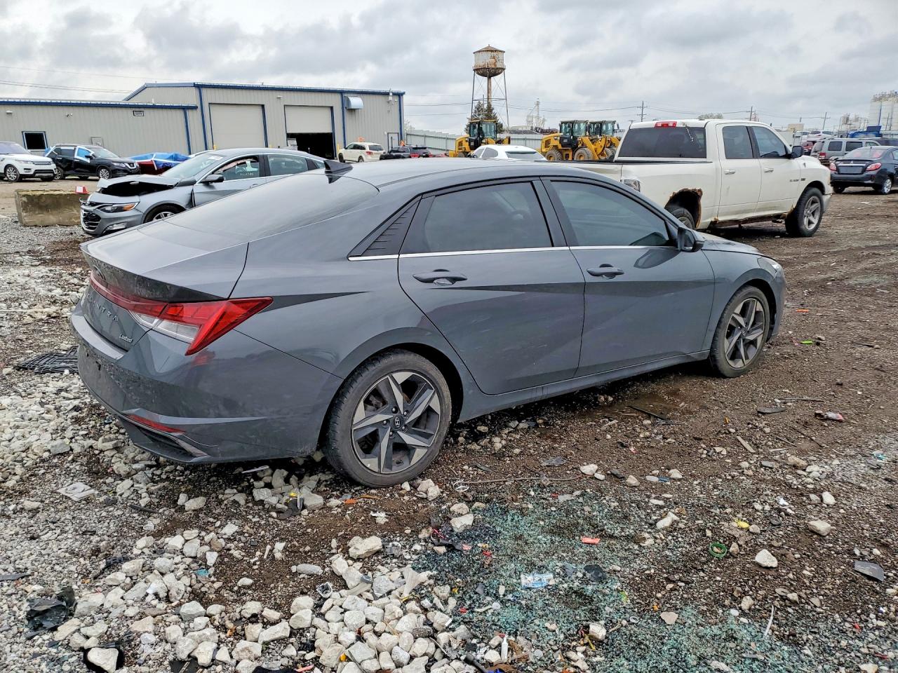 2023 Hyundai Elantra Limited Gray vin: KMHLP4AG5PU606730