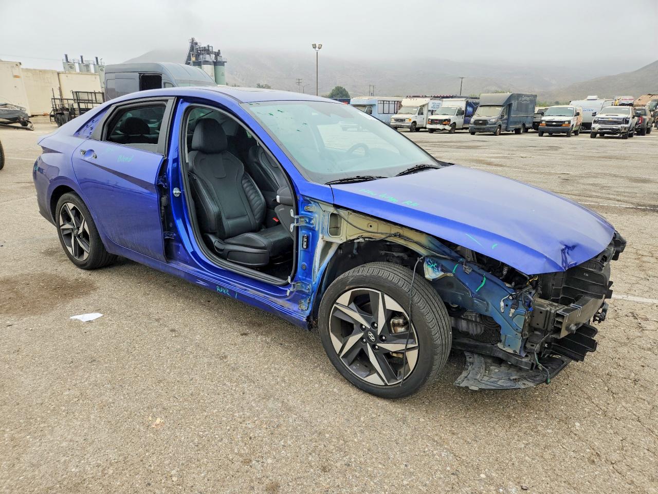 2023 Hyundai Elantra Limited Blue vin: KMHLP4AG6PU484119