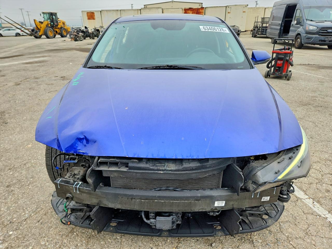 2023 Hyundai Elantra Limited Blue vin: KMHLP4AG6PU484119